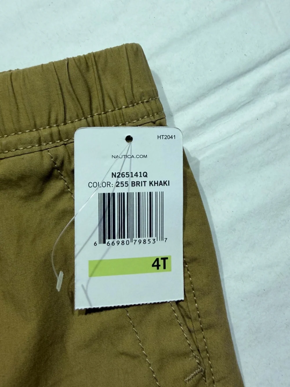 Nautica Olive Green Drawstring Men's Shorts
